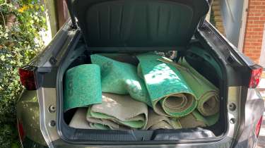 Cupra Tavascan V1 long-term - carpets in the boot